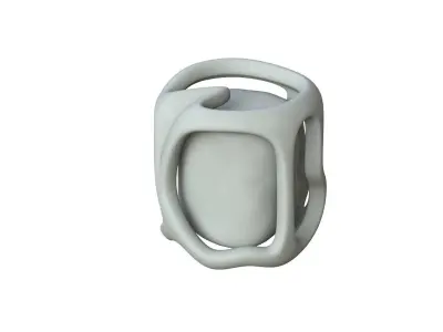 SciFi Shape Object Low Poly Low-poly 3D model