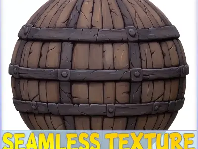 Stylized Wood Seamless Texture Texture 21