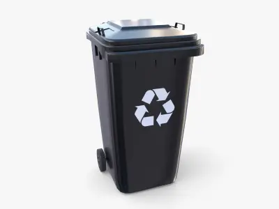 Trash can v12 3D model