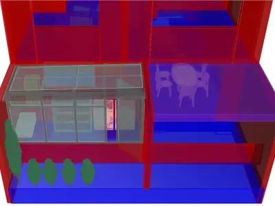 Modern Contemporary House 3D print model