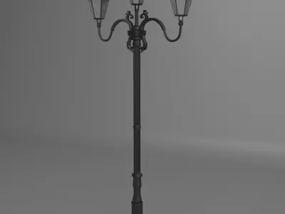 Classic Streetlight 3D model