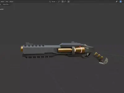 Astra 7 Blaster Gun Model 3D model