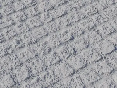 Mossy Granite Setts With Soil PBR Texture Texture