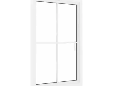 White Window 07 3D model