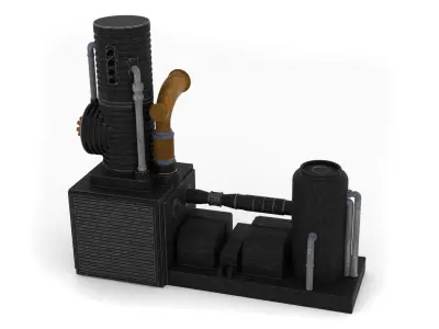 Speederbike Charge Station 1-12 scale Blackseries 3D print model