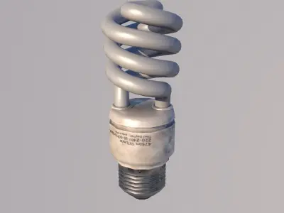 Fluorescent 3D Lowpoly PBR 1K Texture Low-poly 3D model