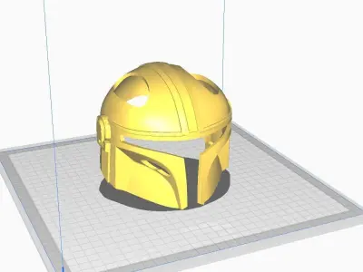 Mandalorian Cat Helmet 3D print model