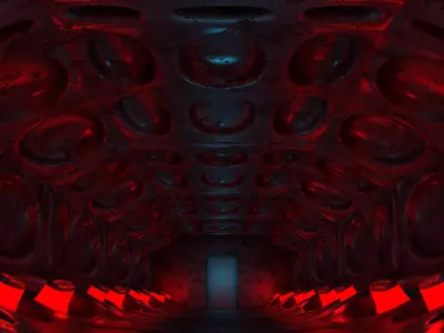 Sci Fi Interior 3D model