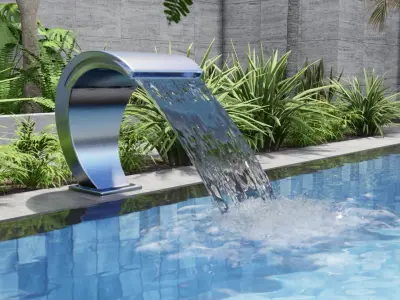 KEVIN cobra console lumion fountain Low-poly 3D model