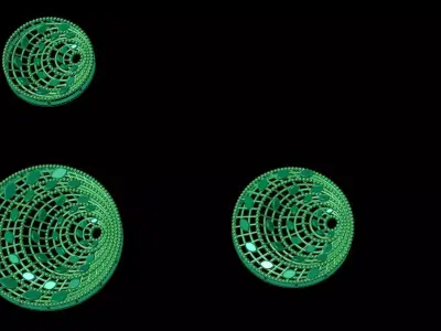 Pendant Set 14 3D print model purchase