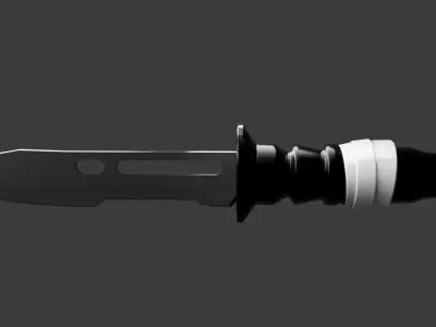 KNIFE MODEL Low-poly 3D model get