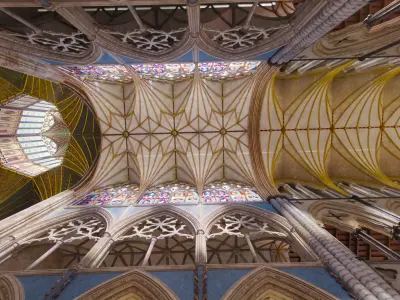 Gothic Nave Division Arches - ONLY  Low-poly 3D model