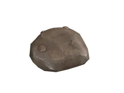 Iron Rock - Game Ready Low-poly 3D model
