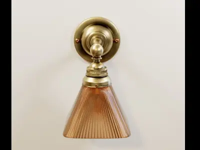Vintage Style Wall Lamp Free 3D model