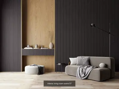 Interior Render-Ready 3D Scene With Natural Lighting VOL 06 3D Model Pack