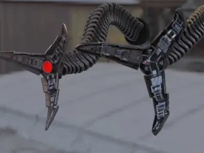 Doctor Octopus Top Arm Collection SM2 And NWH Versions Together 3D Model Pack