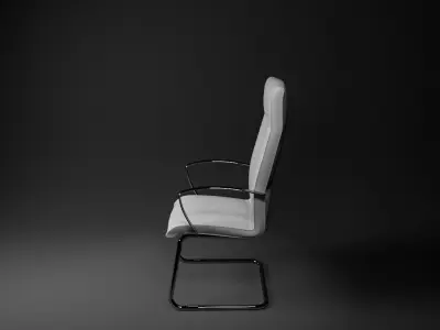 Office Chair modern Low-poly 3D model