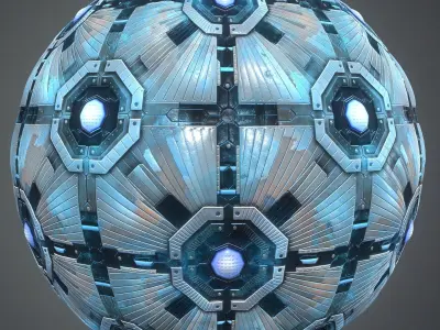 Scifi Vol 94 -  Game PBR Textures Texture