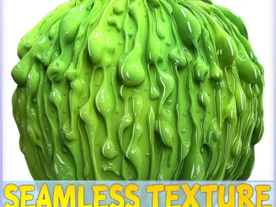 Stylized Slime Seamless Texture Texture