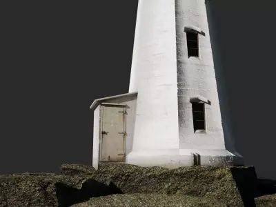 Peggys Cove Lighthouse 3D model