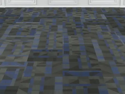 Wall to Wall Carpet Tile No 2 3D model