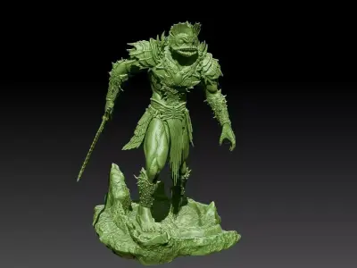 Merman Winky Fan art 3D print model