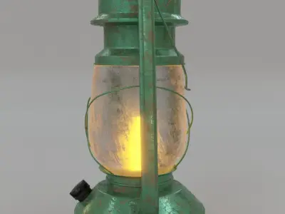 Old Lantern - Low Poly Low-poly 3D model