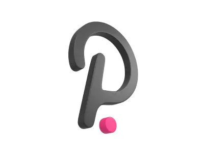 Polkadot Coin v3 001 Low-poly 3D model