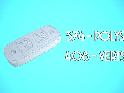 LIGHT SWITCHER 05 CARTOON STYLIZED Low-poly 3D model