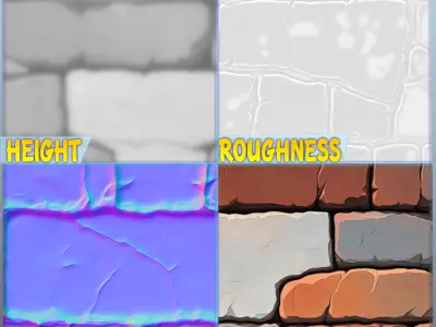 Stylized Wall Seamless Texture Texture 127