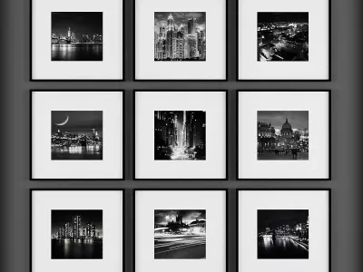 Collection of Picture Frames - 20 sets 3D Model Pack 5