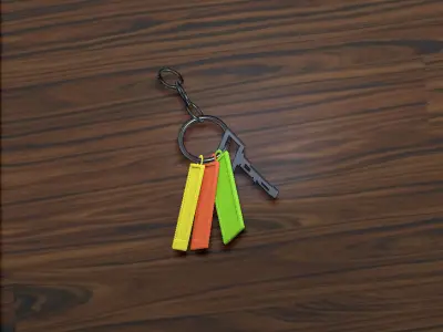 charm label Free 3D print model