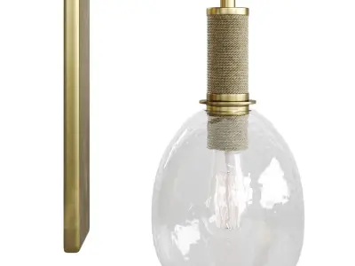 Palecek Bronson Wall Sconce 3D model