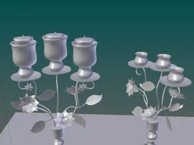 palace candle 3D model