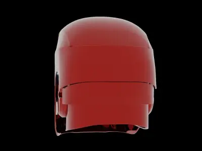 Iron Man Helmet High poly and Low poly Low-poly 3D model