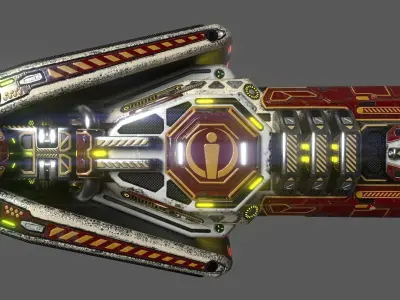 Imperial Assault Ship Section 3D model