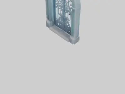 Frostcovered Gate model 3D model
