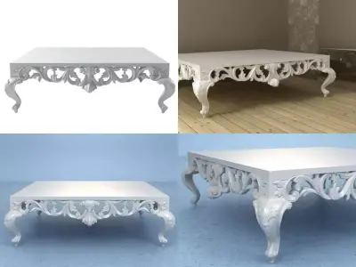 76-0174 coffee table 3D model