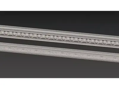 Plaster moulding 3D model