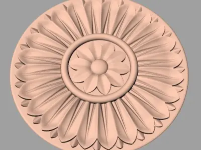Artcam Aspire 3D relief models STL Files used for CNC E586 3D model