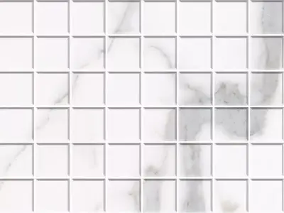White Marble Mosaic Tile 3D Model  Texture