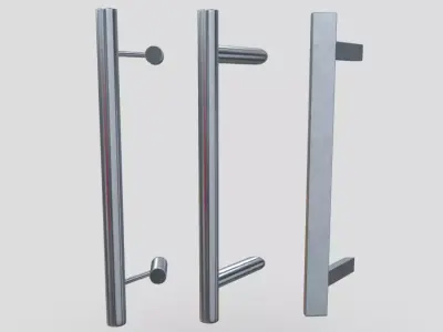 Door Handle Pack 2 Low-poly 3D model