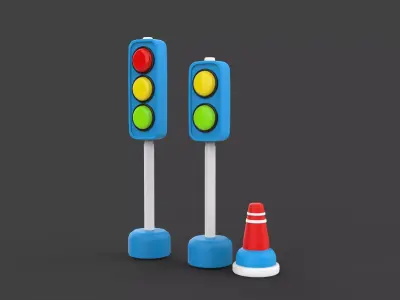 Traffic Light 3D model