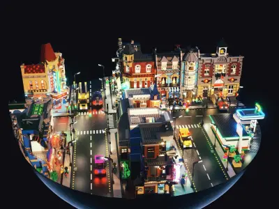 LEGO Planet 3D model