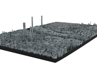 City of Lyon 3D model