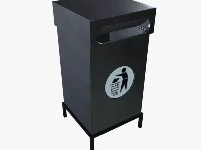 Dust Bin 3D model