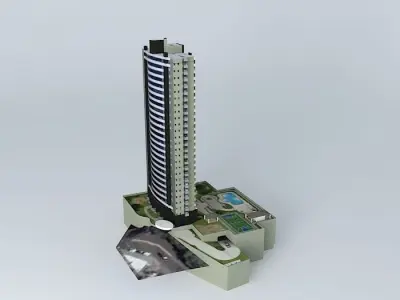 Sunset Residence e Sunset Executive  Novo Hamburgo Free 3D model