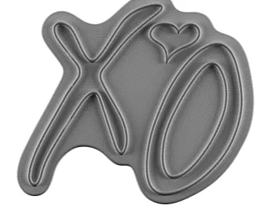 Xo Neon Sign 3D model