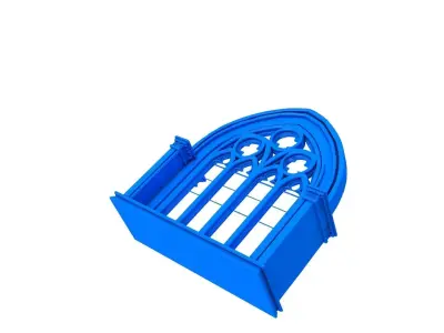 Gothic Arch - arch - arch stl - Gothic Arch Border - Frame - 3D print model