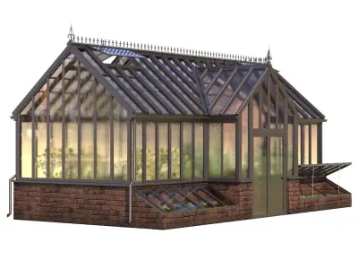  English greenhouse TOTLAND 4 3D model